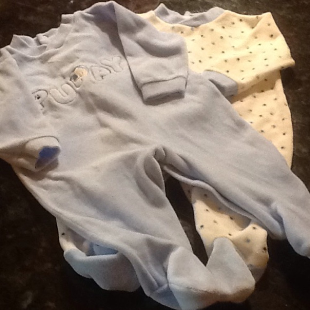2 NWOT Bon Bebe Boys Sleep and Play